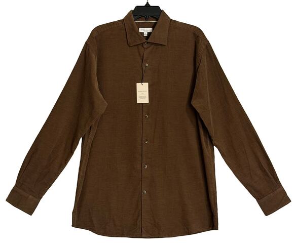 Peter Millar Other - Peter Millar Cotton Cashmere Corduroy Sport Shirt Men's Large French Press NWT